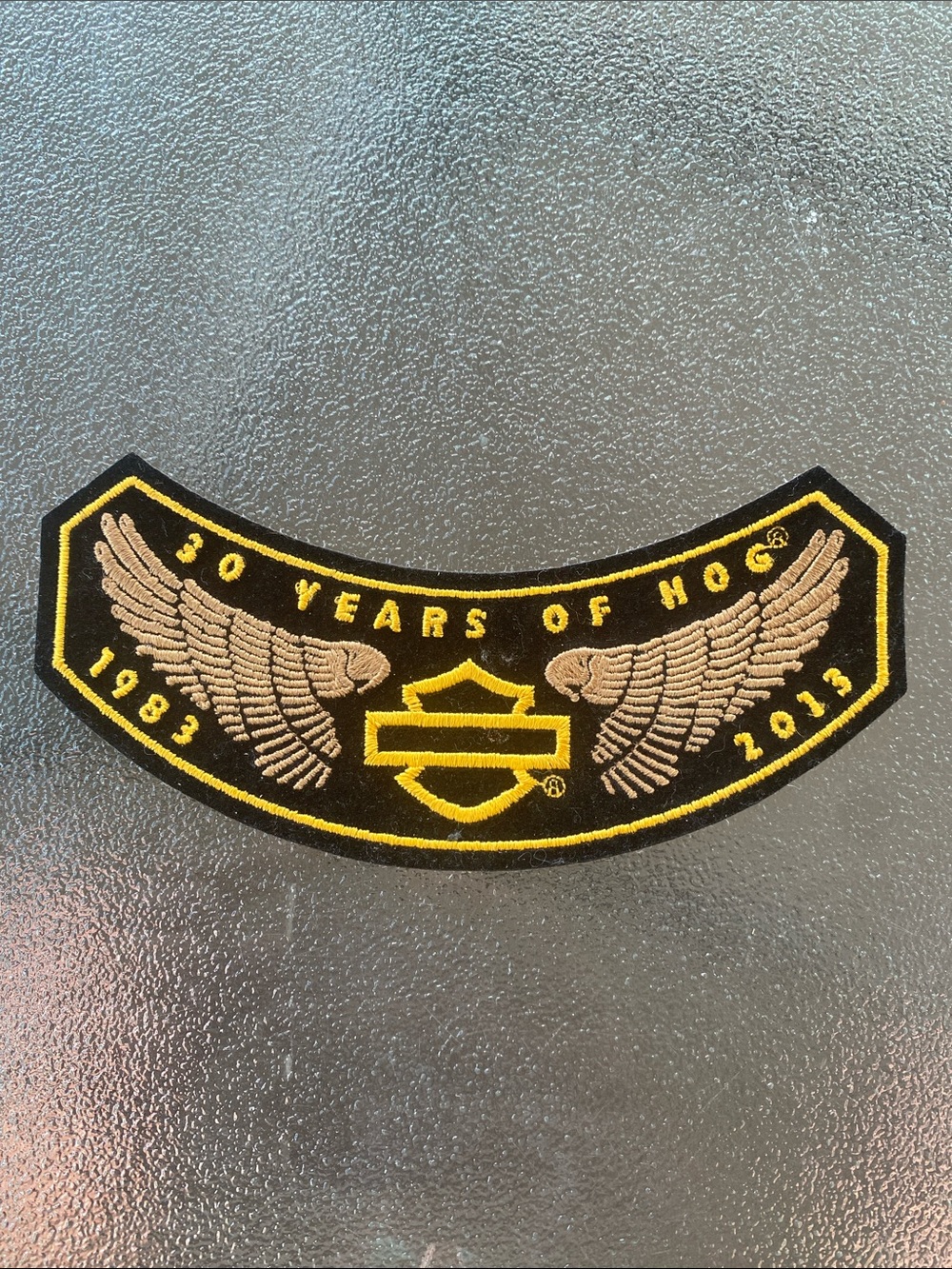 New old stock HD 30 year patch
